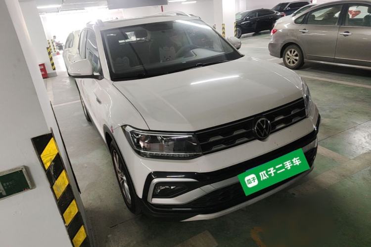 Used Volkswagen T-Cross 2022 280TSI DSG Comfort Edition Front Right 45 Deg
