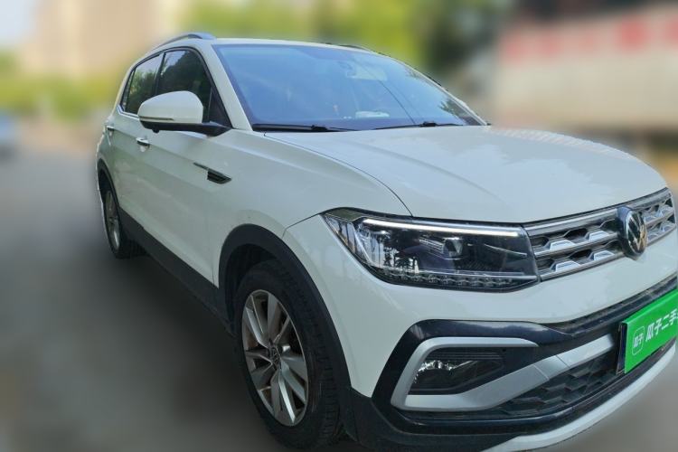 Used Volkswagen T-Cross 2022 280TSI DSG Comfort Edition Front Right 45 Deg