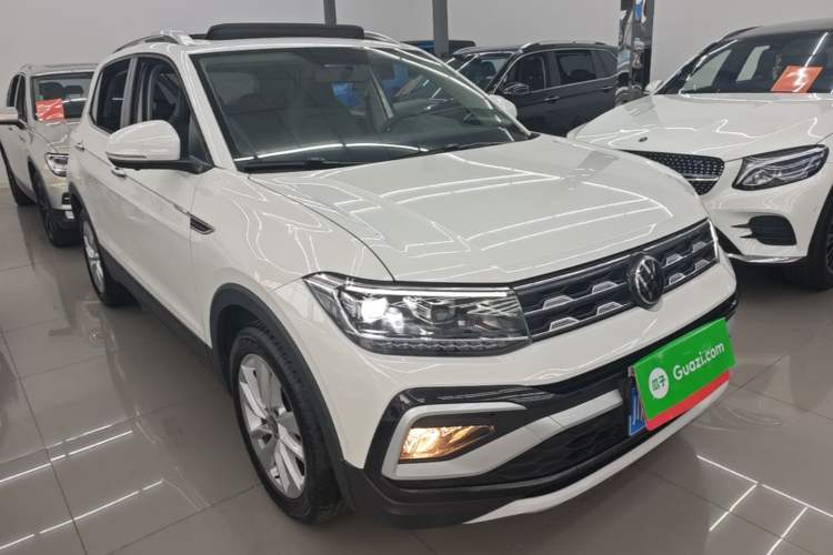 Used Volkswagen T-Cross 2022 280TSI DSG Comfort Edition Front Right 45 Deg