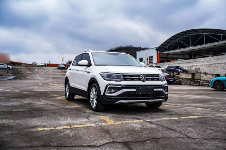 Used Volkswagen T-Cross 2022 280TSI DSG Comfort Edition Front Right 45 Deg
