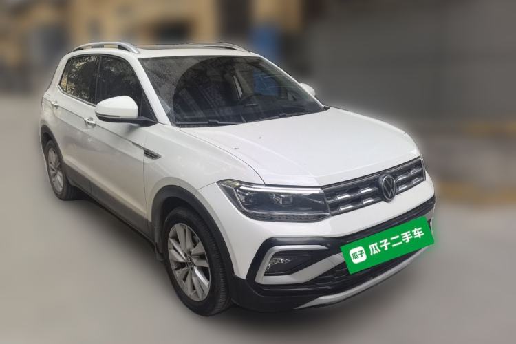 Used Volkswagen T-Cross 2022 1.5L Automatic Comfort Edition Front Right 45 Deg