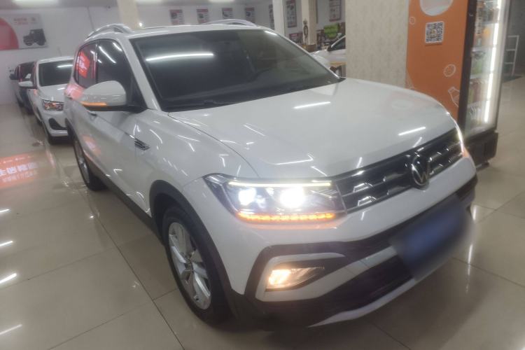 Used Volkswagen T-Cross 2022 280TSI DSG Comfort Edition Front Right 45 Deg