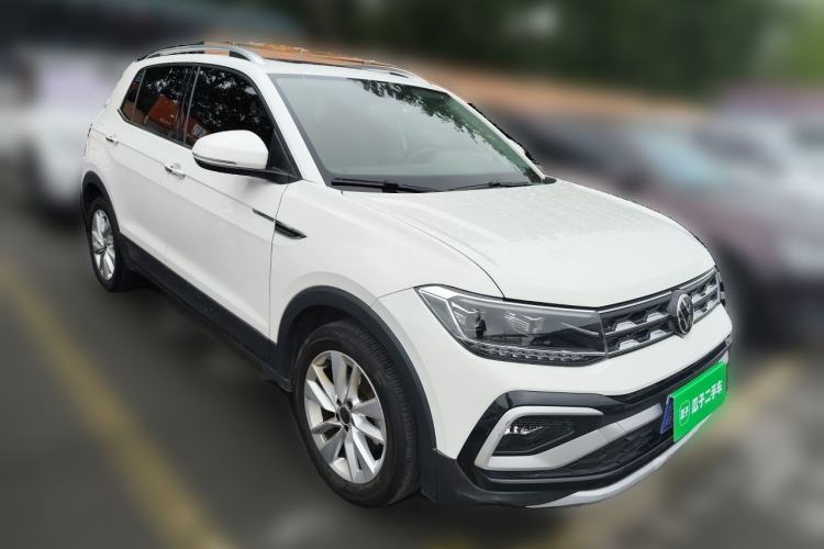 Used Volkswagen T-Cross 2022 280TSI DSG Comfort Edition Front Right 45 Deg