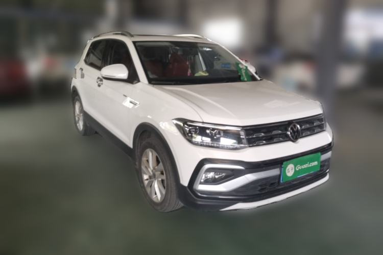 Used Volkswagen T-Cross 2022 280TSI DSG Comfort Edition Front Right 45 Deg