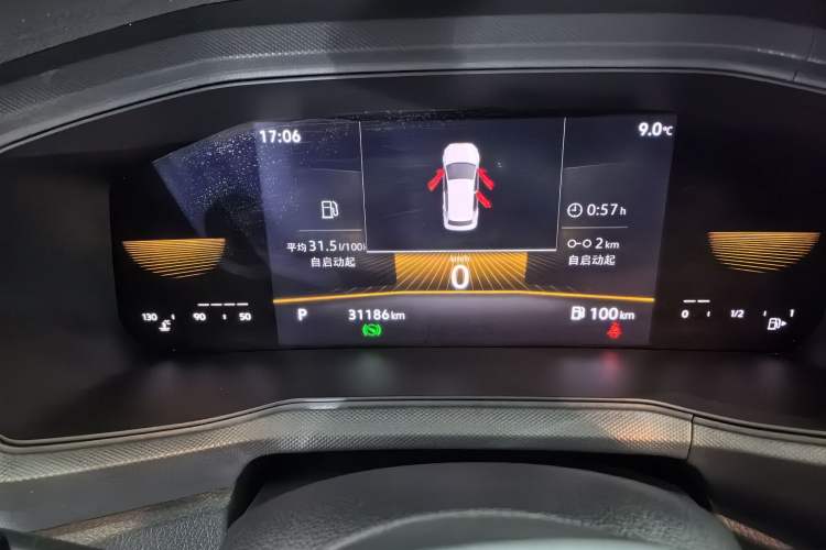 Used Volkswagen T-Cross 2022 1.5L Automatic Fashion Edition Odometer Close Up
