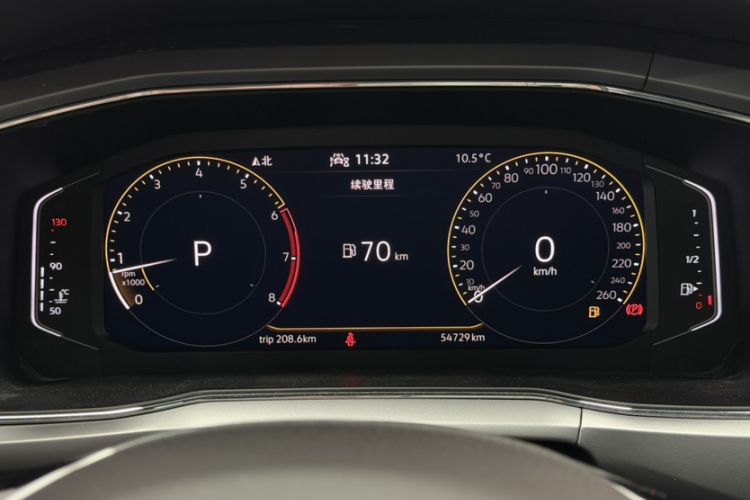 Used Volkswagen T-Cross 2022 1.5L Automatic Comfort Edition Odometer Close Up