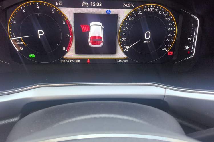 Used Volkswagen T-Cross 2022 1.5L Automatic Comfort Edition Odometer Close Up