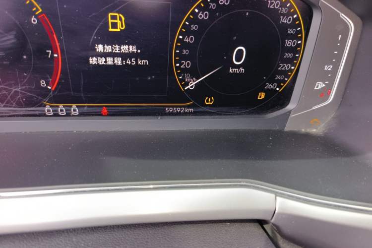 Used Volkswagen T-Cross 2022 1.5L Automatic Comfort Edition Odometer Close Up