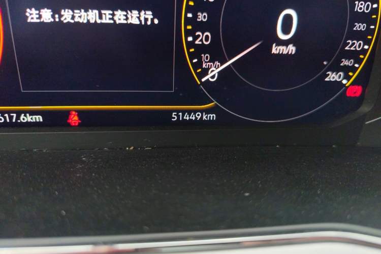 Used Volkswagen T-Cross 2022 280TSI DSG Comfort Edition Odometer Close Up