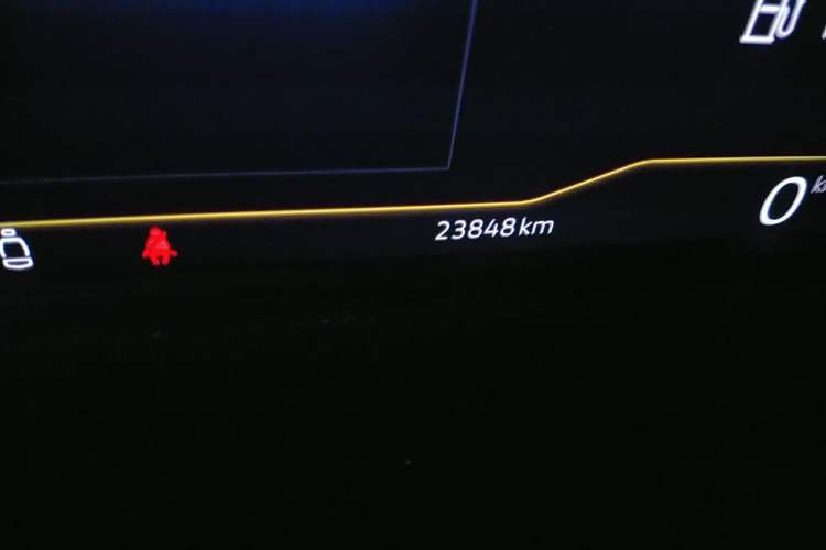 Used Volkswagen T-Cross 2022 280TSI DSG Comfort Edition Odometer Close Up
