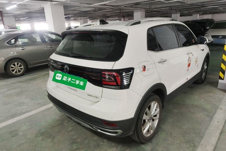 Used Volkswagen T-Cross 2022 280TSI DSG Comfort Edition Rear Right 45 Deg