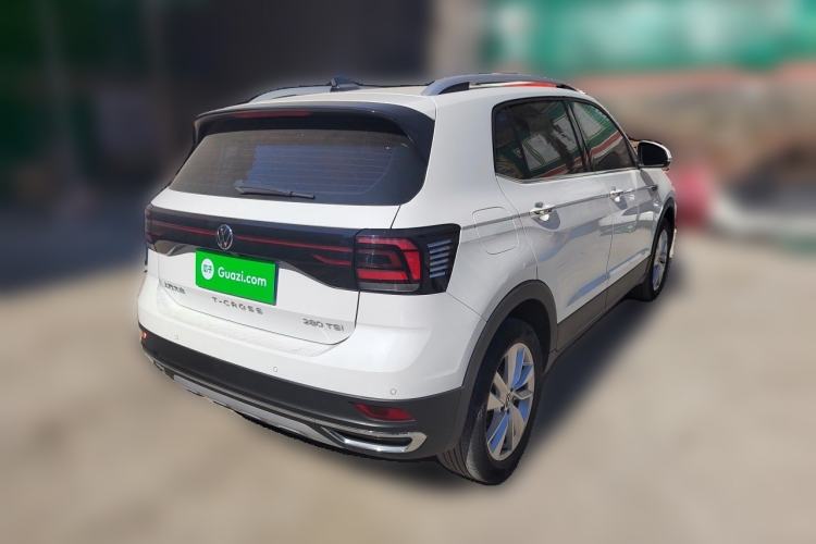 Used Volkswagen T-Cross 2022 280TSI DSG Comfort Edition Rear Right 45 Deg