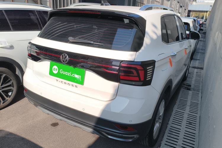 Used Volkswagen T-Cross 2022 1.5L Automatic Comfort Edition Rear Right 45 Deg