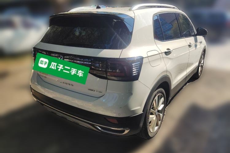 Used Volkswagen T-Cross 2022 280TSI DSG Comfort Edition Rear Right 45 Deg