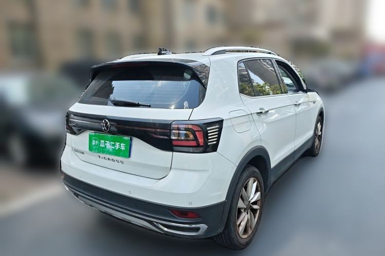 Used Volkswagen T-Cross 2022 1.5L Automatic Comfort Edition Rear Right 45 Deg