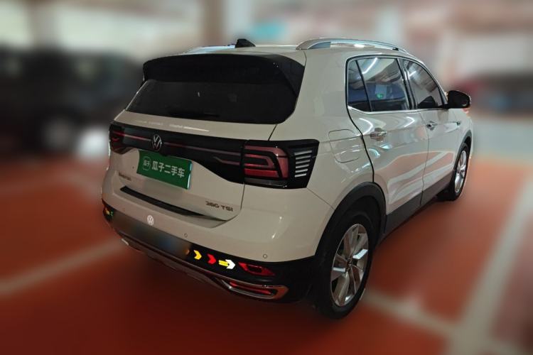 Used Volkswagen T-Cross 2022 280TSI DSG Comfort Edition Rear Right 45 Deg