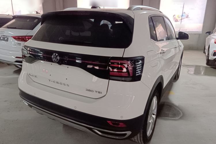 Used Volkswagen T-Cross 2022 280TSI DSG Comfort Edition Rear Right 45 Deg