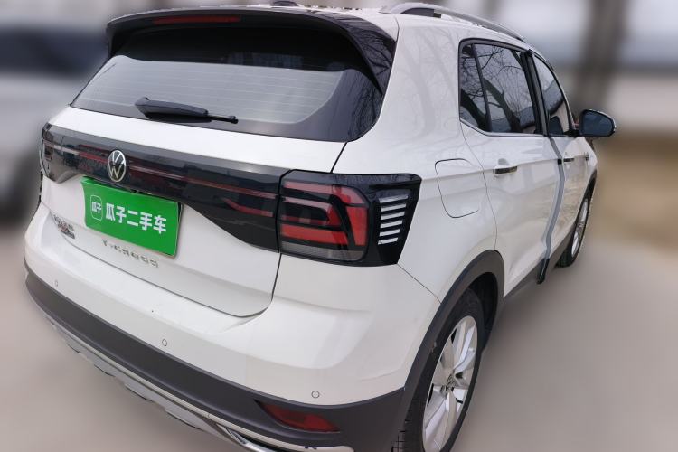 Used Volkswagen T-Cross 2022 1.5L Automatic Comfort Edition Rear Right 45 Deg