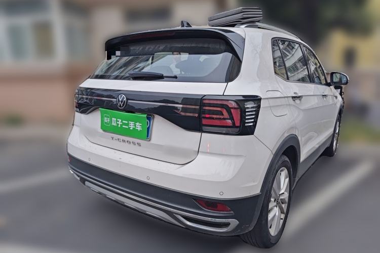 Used Volkswagen T-Cross 2022 280TSI DSG Comfort Edition Rear Right 45 Deg