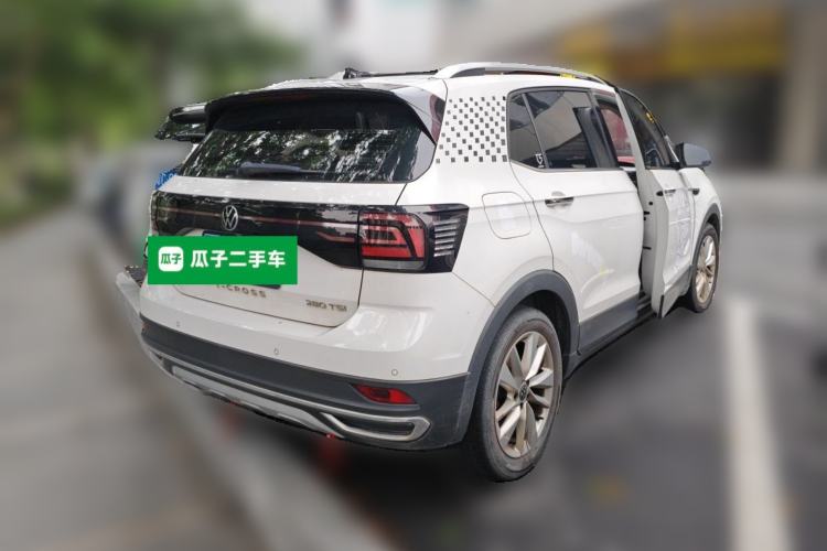 Used Volkswagen T-Cross 2022 280TSI DSG Comfort Edition Rear Right 45 Deg