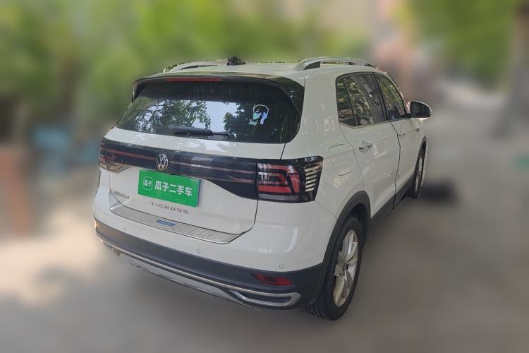 Used Volkswagen T-Cross 2022 1.5L Automatic Comfort Edition Rear Right 45 Deg