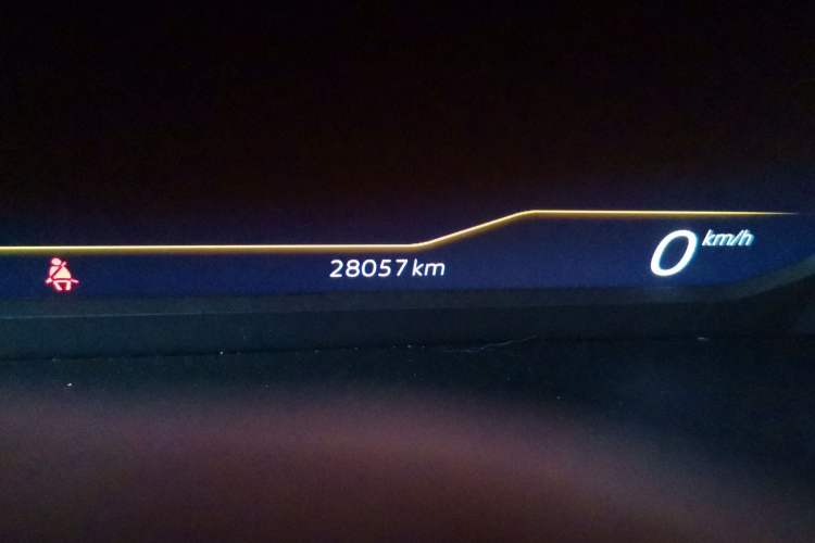 Used Volkswagen T-Cross 2023 280TSI DSG Comfort Edition Odometer Close Up