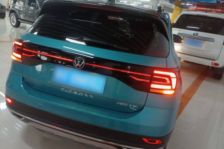 Used Volkswagen T-Cross 2023 280TSI DSG Luxury Edition Rear Right 45 Deg