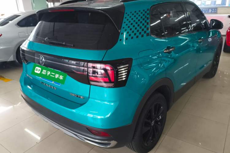 Used Volkswagen T-Cross 2023 280TSI DSG Luxury Edition Rear Right 45 Deg