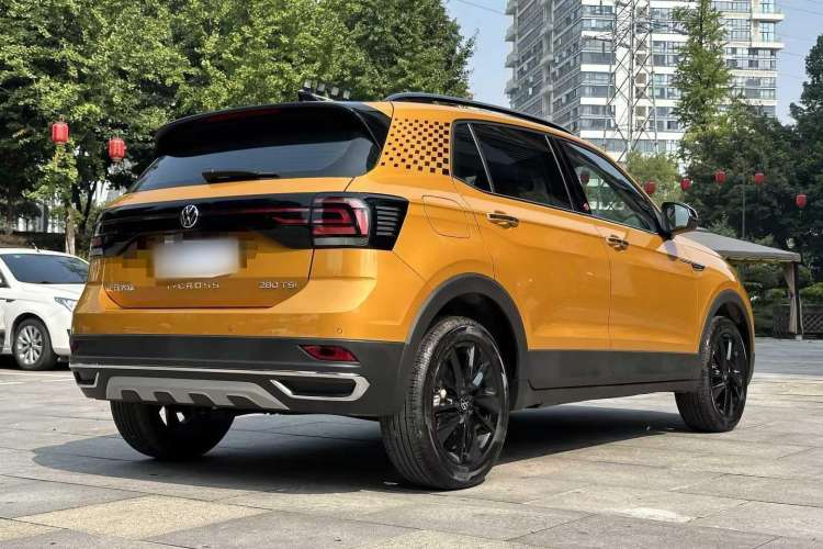 Used Volkswagen T-Cross 2023 280TSI DSG Luxury Edition Rear Right 45 Deg