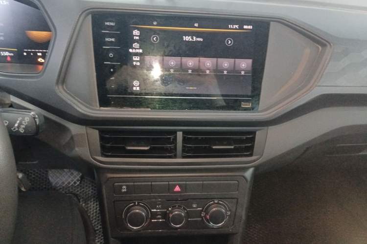 Used Volkswagen T-Cross 2023 Revised 1.5L Automatic Fashion Edition Audio And AC Panel