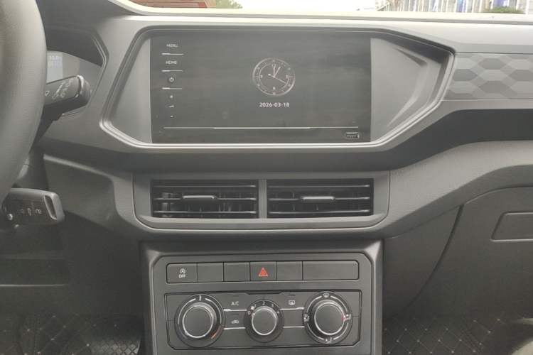 Used Volkswagen T-Cross 2023 Revised 1.5L Automatic Fashion Edition Audio And AC Panel