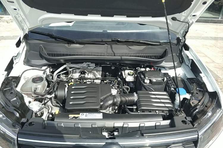 Used Volkswagen T-Cross 2023 Revised 1.5L Automatic Fashion Edition Engine Bay