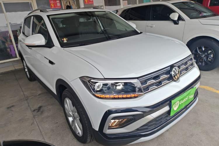 Used Volkswagen T-Cross 2023 300TSI DSG Comfort Edition Front Right 45 Deg