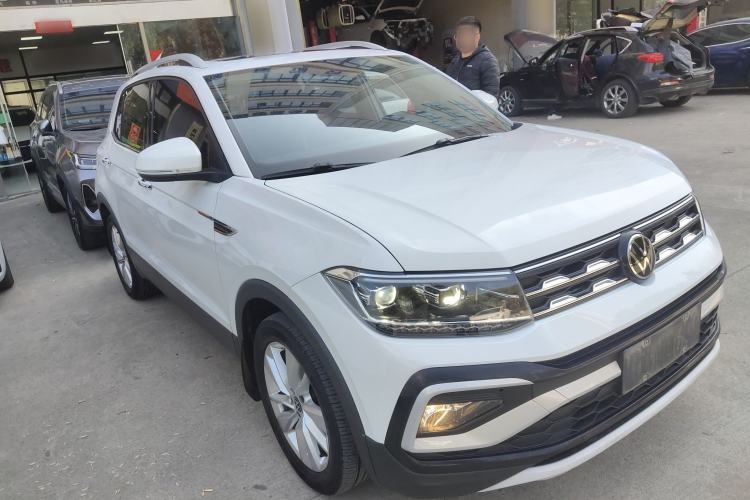 Used Volkswagen T-Cross 2023 280TSI DSG Comfort Edition Front Right 45 Deg
