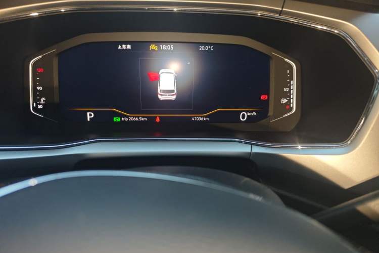 Used Volkswagen T-Cross 2023 300TSI DSG Comfort Edition Odometer Close Up