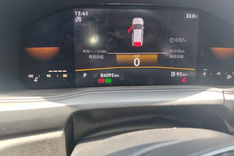 Used Volkswagen T-Cross 2023 1.5L Automatic Fashion Edition Odometer Close Up
