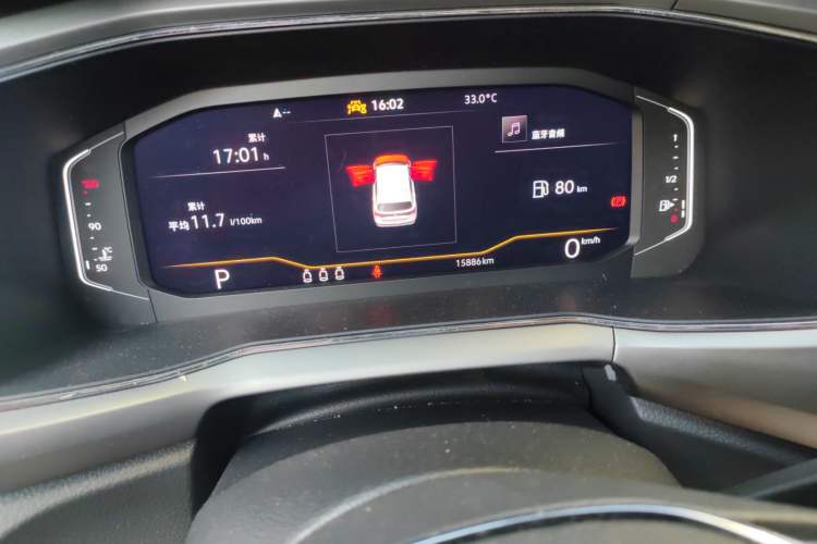 Used Volkswagen T-Cross 2023 Revised 1.5L Automatic Comfort Edition Odometer Close Up