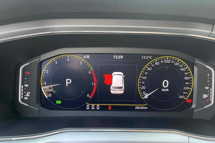 Used Volkswagen T-Cross 2023 300TSI DSG Comfort Edition Odometer Close Up