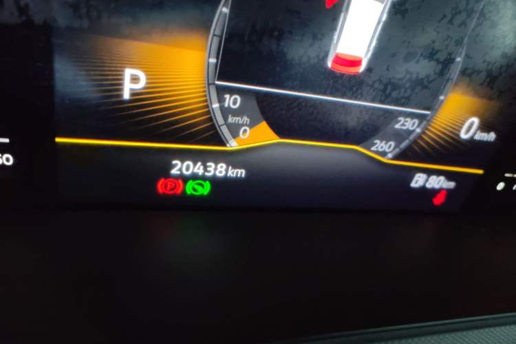 Used Volkswagen T-Cross 2023 1.5L Automatic Fashion Edition Odometer Close Up