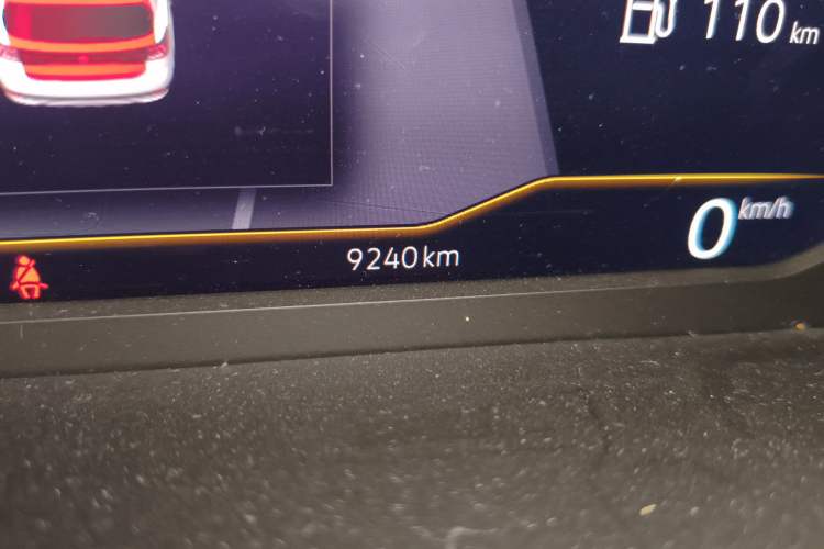Used Volkswagen T-Cross 2023 1.5L Automatic Comfort Edition Odometer Close Up