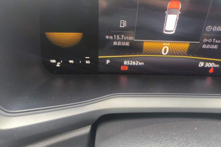 Used Volkswagen T-Cross 2023 Revised 1.5L Automatic Fashion Edition Odometer Close Up