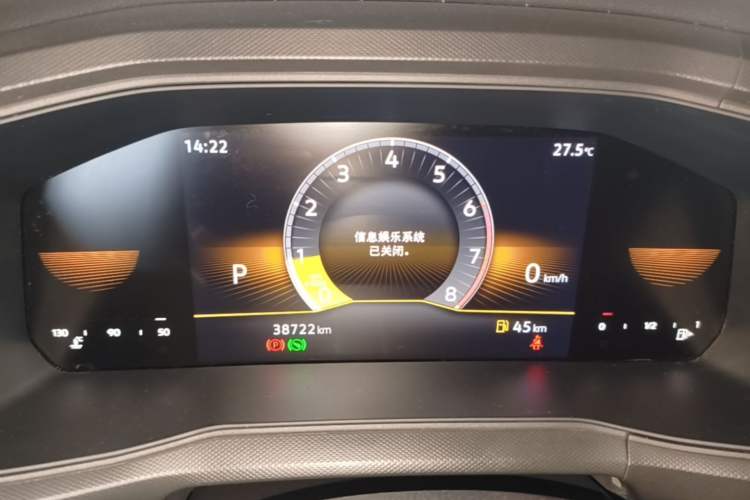 Used Volkswagen T-Cross 2023 Revised 1.5L Automatic Fashion Edition Odometer Close Up