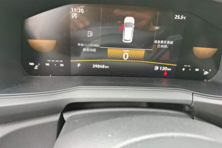 Used Volkswagen T-Cross 2023 Revised 1.5L Automatic Fashion Edition Odometer Close Up