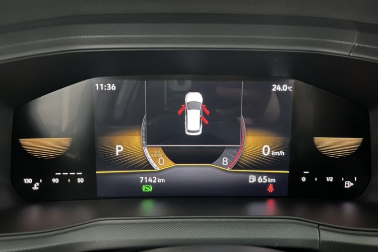 Used Volkswagen T-Cross 2023 Revised 1.5L Automatic Fashion Edition Odometer Close Up