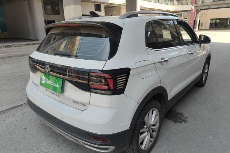 Used Volkswagen T-Cross 2023 300TSI DSG Comfort Edition Rear Right 45 Deg