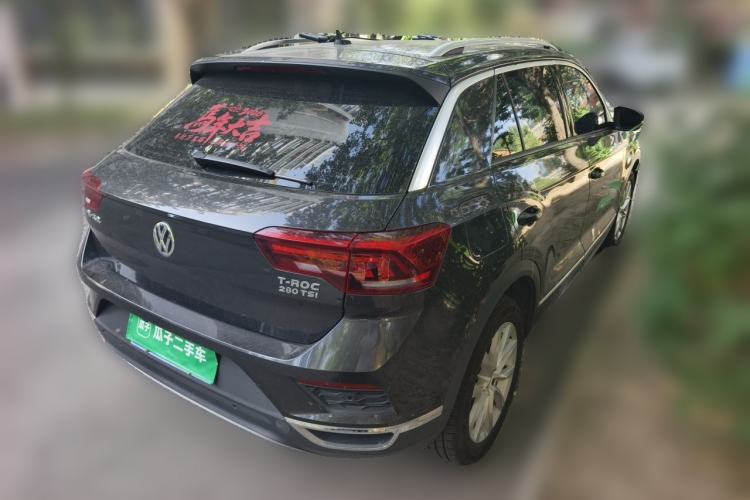 Used Volkswagen T-ROC 2018 280TSI DSG Two-Wheel Drive Advanced Version China V Emission Standard Rear Right 45 Deg