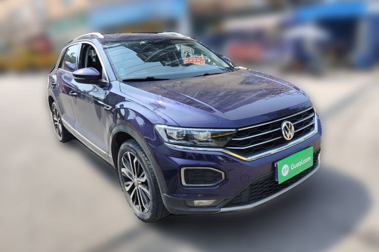 Used Volkswagen T-ROC 2018 280TSI DSG Two-Wheel Drive Comfort Version China VI Standard Front Right 45 Deg