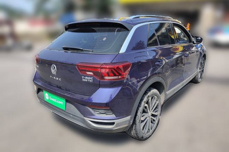 Used Volkswagen T-ROC 2018 280TSI DSG Two-Wheel Drive Comfort Version China VI Standard Rear Right 45 Deg