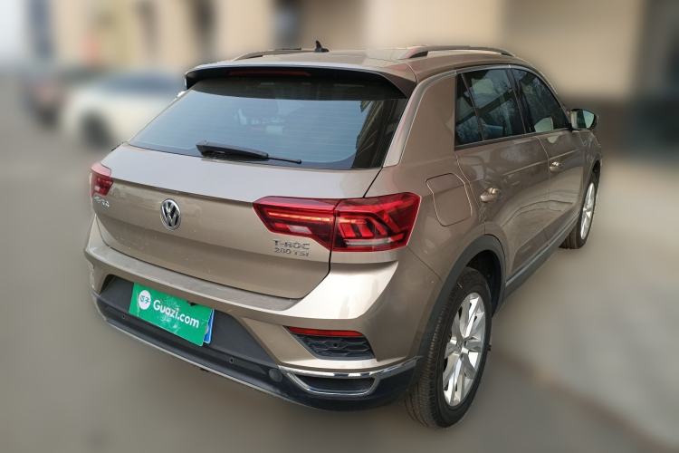 Used Volkswagen T-ROC 2018 280TSI DSG Two-Wheel Drive Advanced Version China V Emission Standard Rear Right 45 Deg