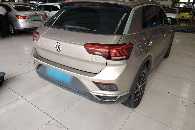 Used Volkswagen T-ROC 2018 280TSI DSG Two-Wheel-Drive Luxury Version China V Emission Standard Rear Right 45 Deg